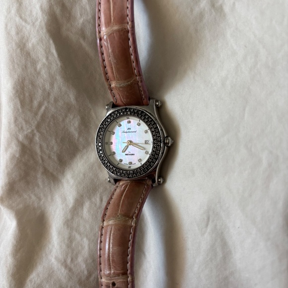 Meyers Ladydiamond Swiss Made watch mother-of-pearl dial Diamond main image 15